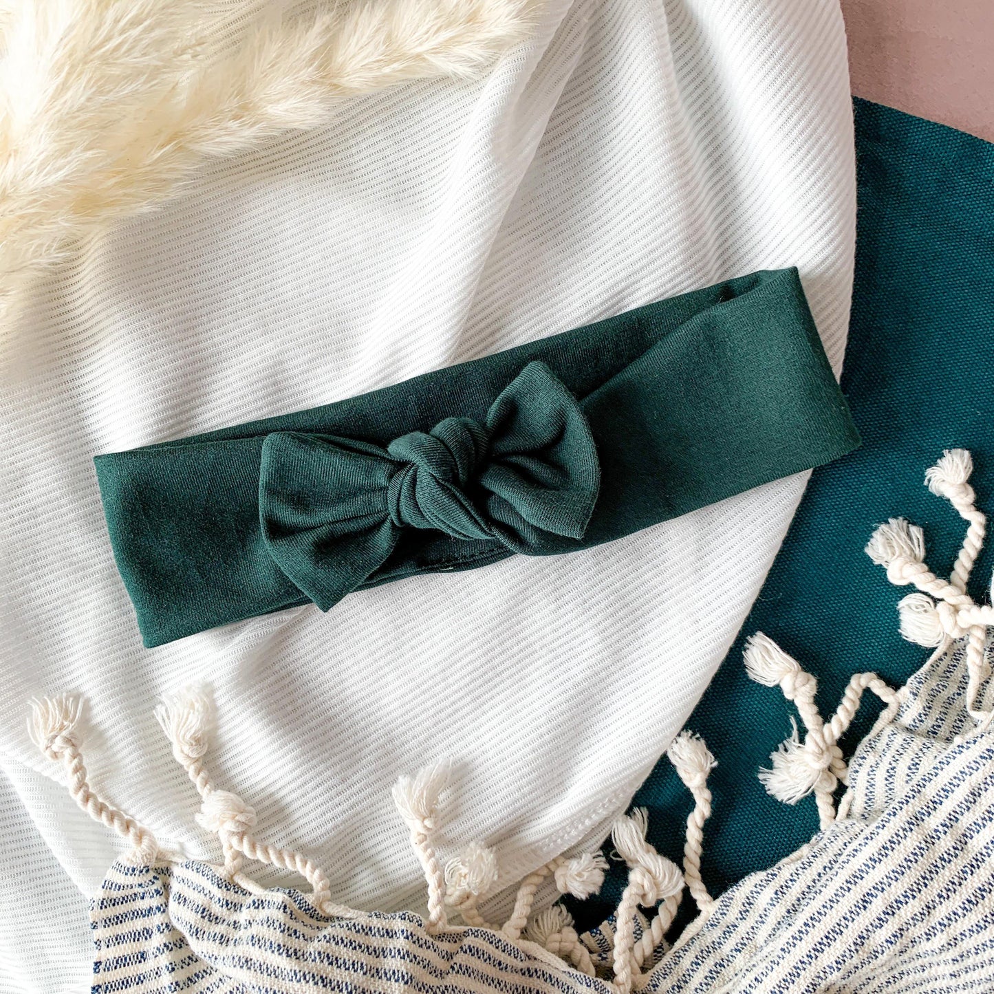 Forest green headband Nine Clothing