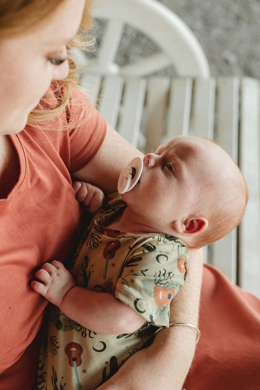 Cache-couche évolutif guitare bébé garçon et fille Nine Clothing grow with me onesie guitar baby girl and boy