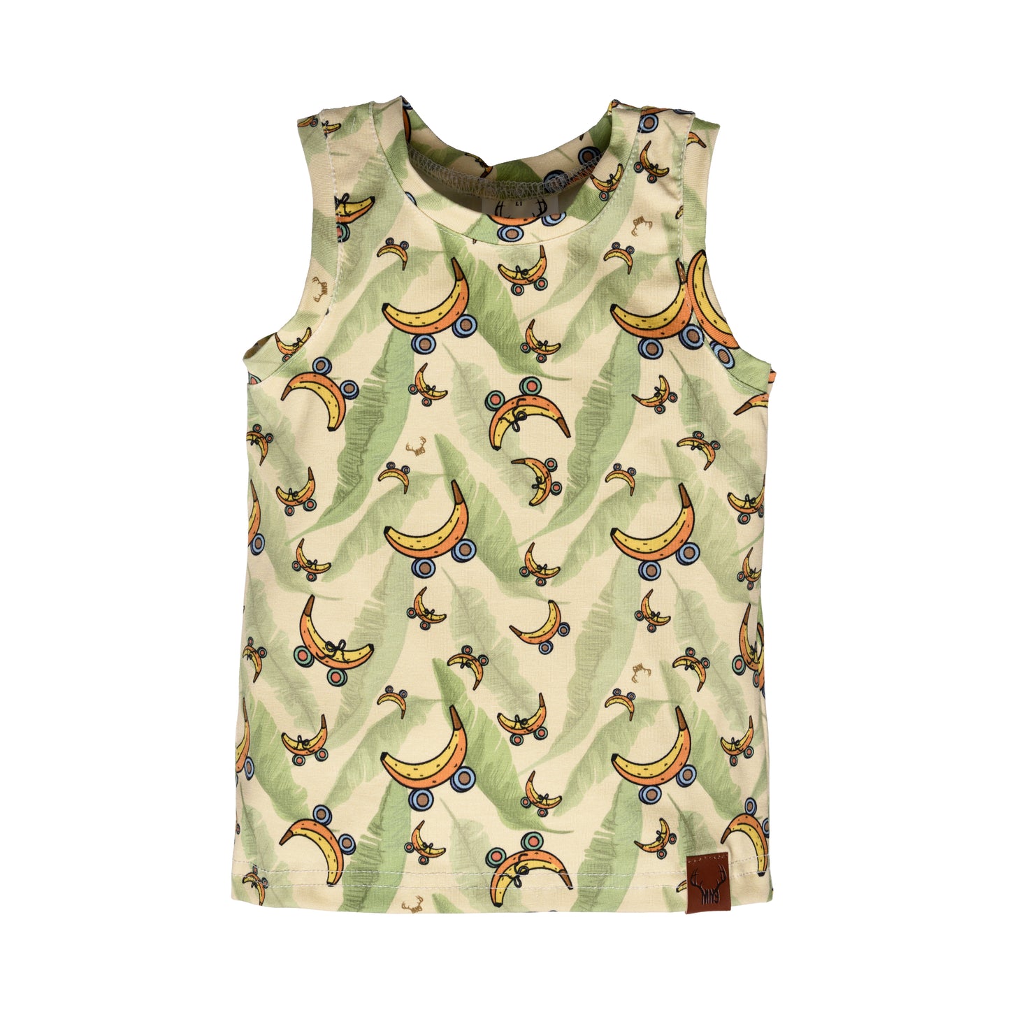 Camisole enfant patin banane jaune Nine Clothing