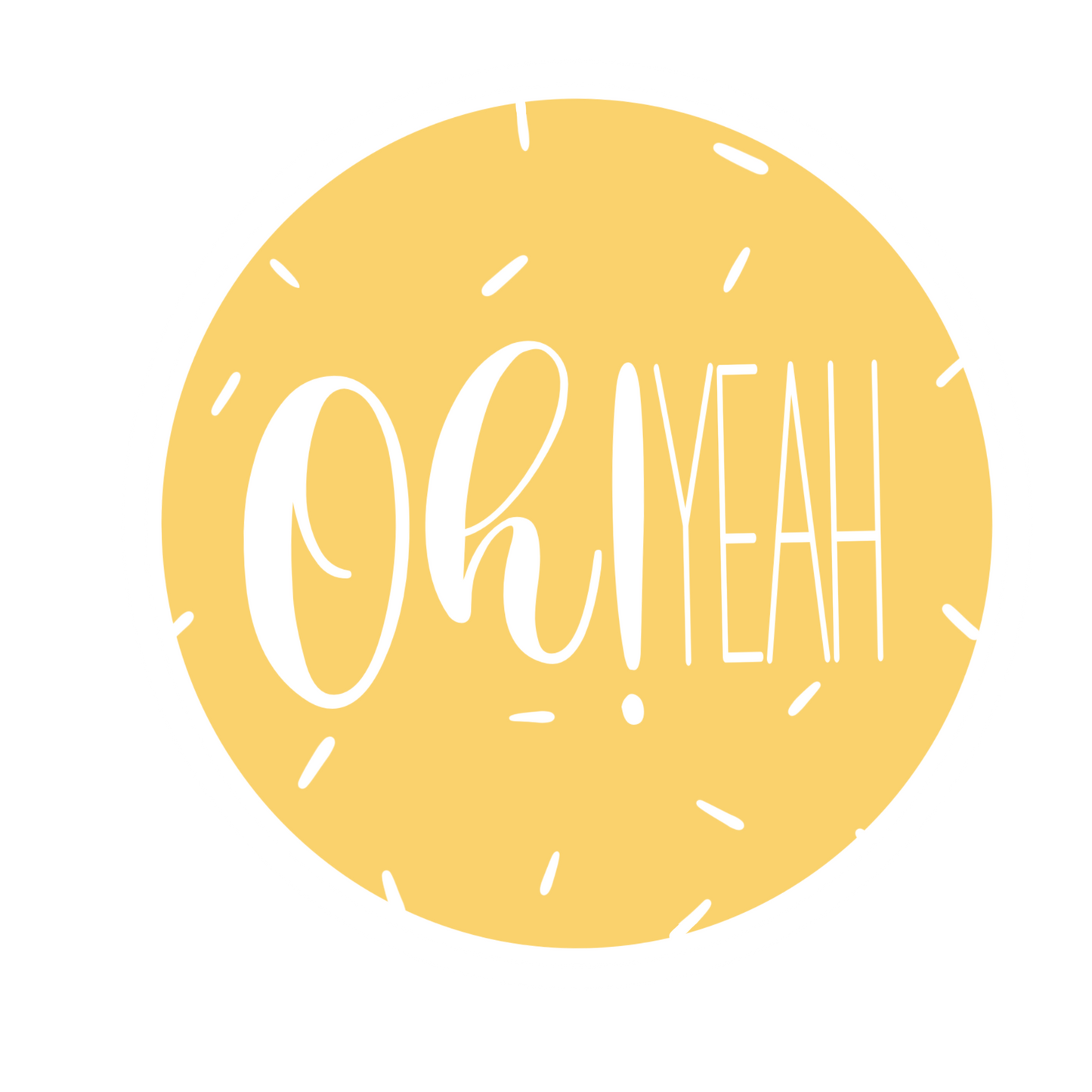 OH! YEAH Sticker