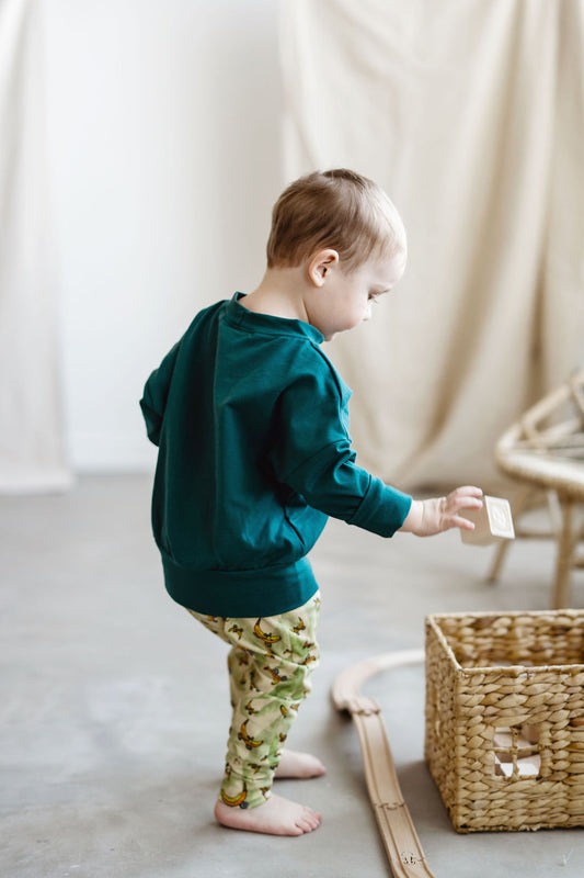 TEAL Sweater évolutif oversized (Tailles : 3 à 18 mois)