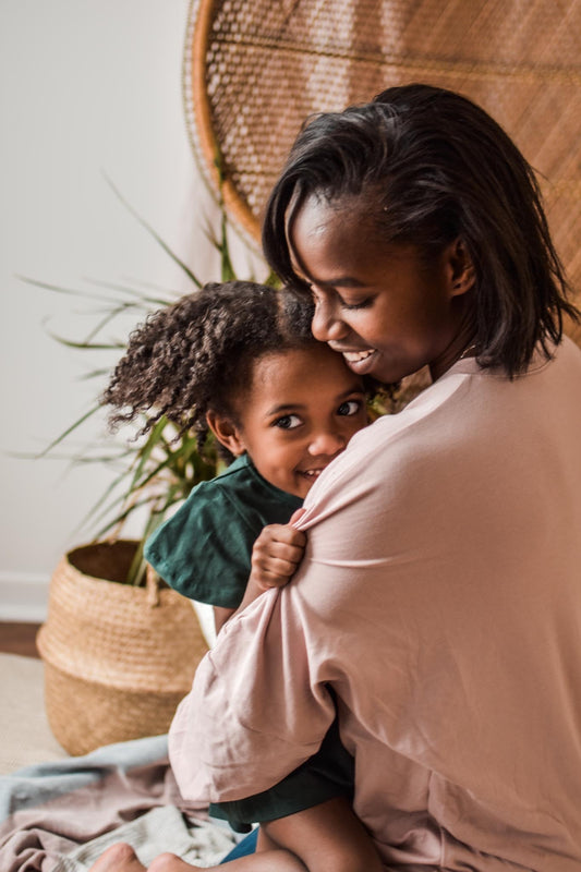 Sweater boyfriend bambou rose antique 3 en 1 maternité, allaitement et postpartum Nine Clothing