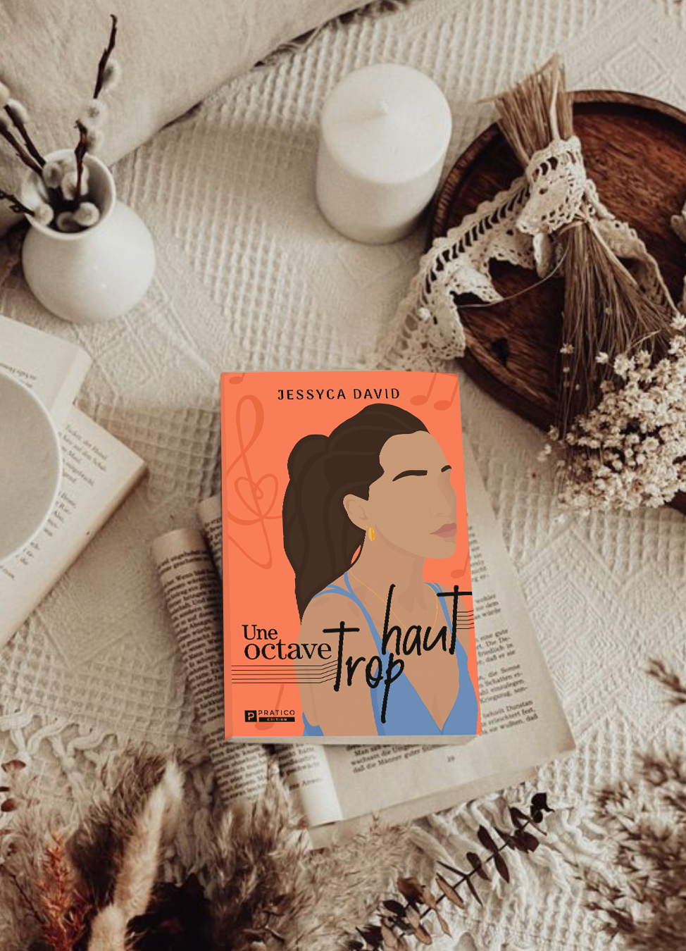 Roman, livre - Une octave trop haut, Jessyca David (copie signée) - La note brisée tome 2