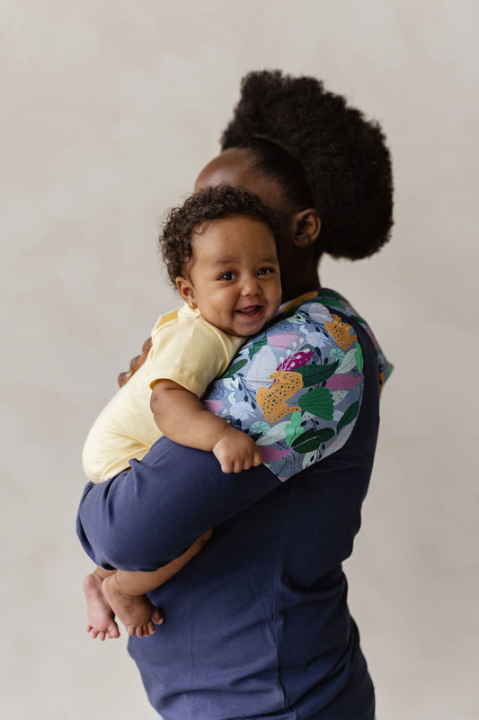 Cache-couche évolutif manches courtes jaune petit bonheur Nine Clothing