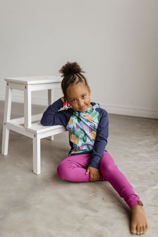 Enfant Hoodie évolutif motif jungle Nine Clothing