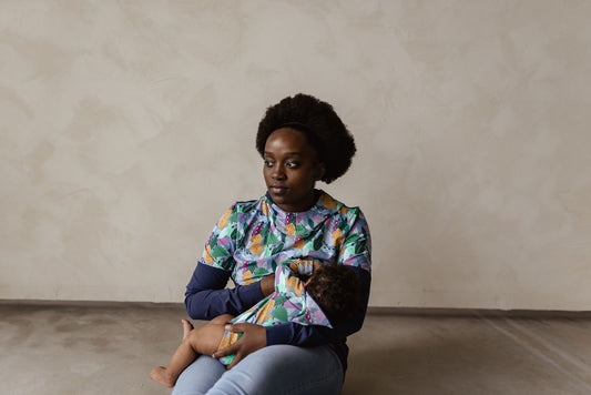 Maman qui allaite Hoodie femme motif jungle 3 en 1 maternité, allaitement et postpartum