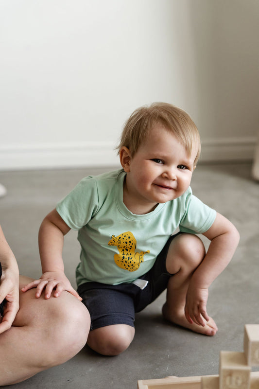 Short évolutif faux jeans Nine Clothing grow with me short faux jeans