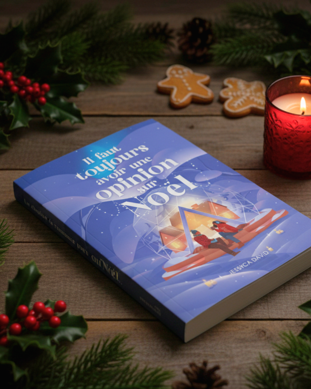 Roman, livre - Il faut toujours avoir une opinion sur Noël, Jessyca David (copie signée)