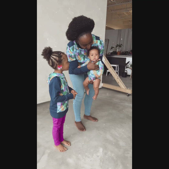 Hoodie évolutif motif jungle Nine Clothing