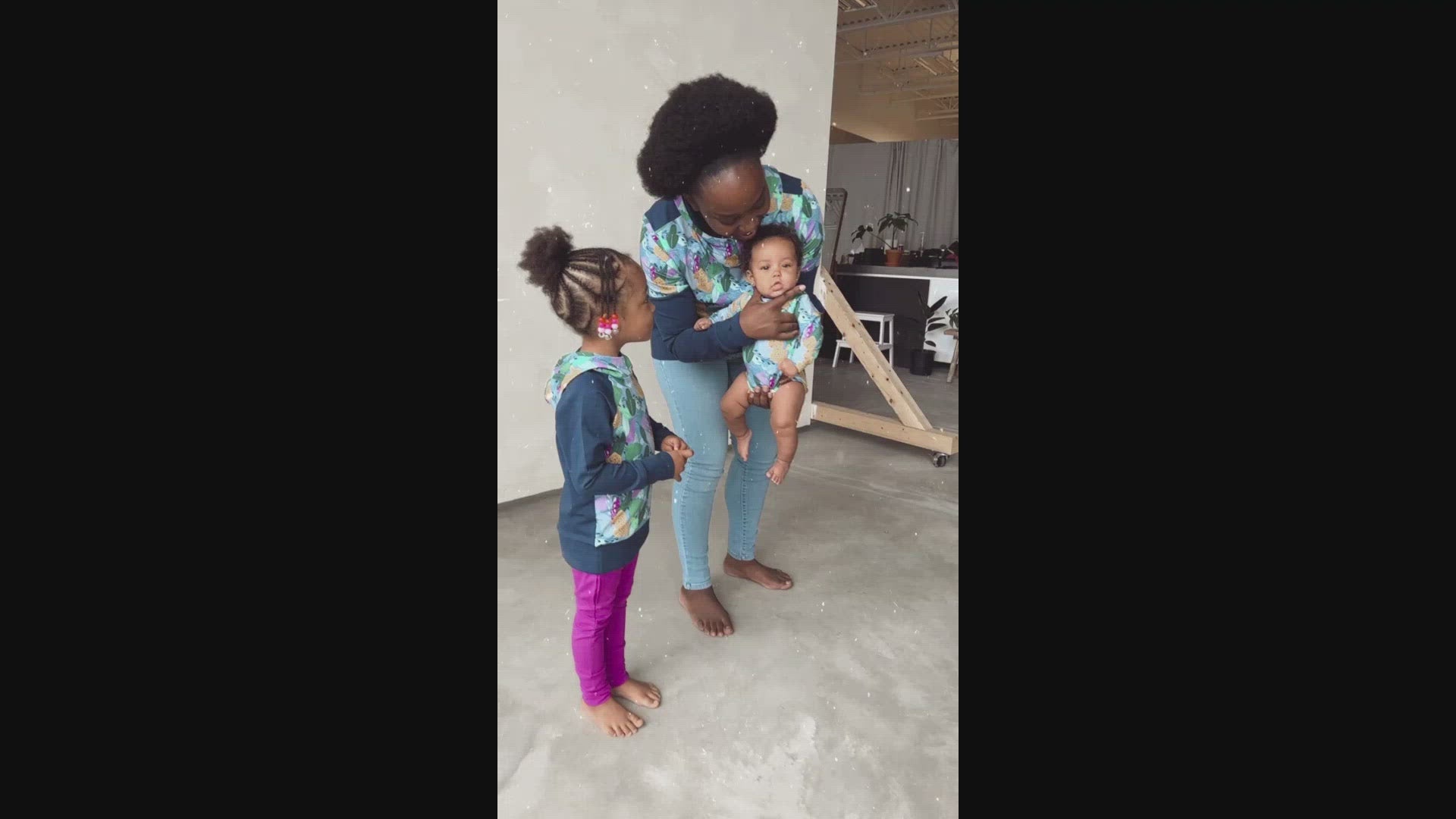 Hoodie évolutif motif jungle Nine Clothing