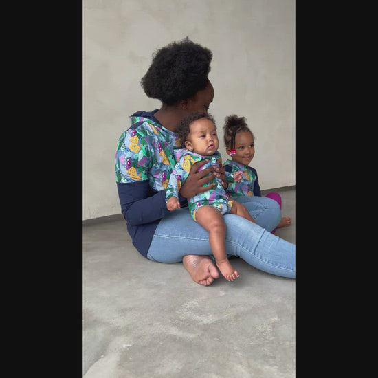 Hoodie évolutif motif jungle Nine Clothing