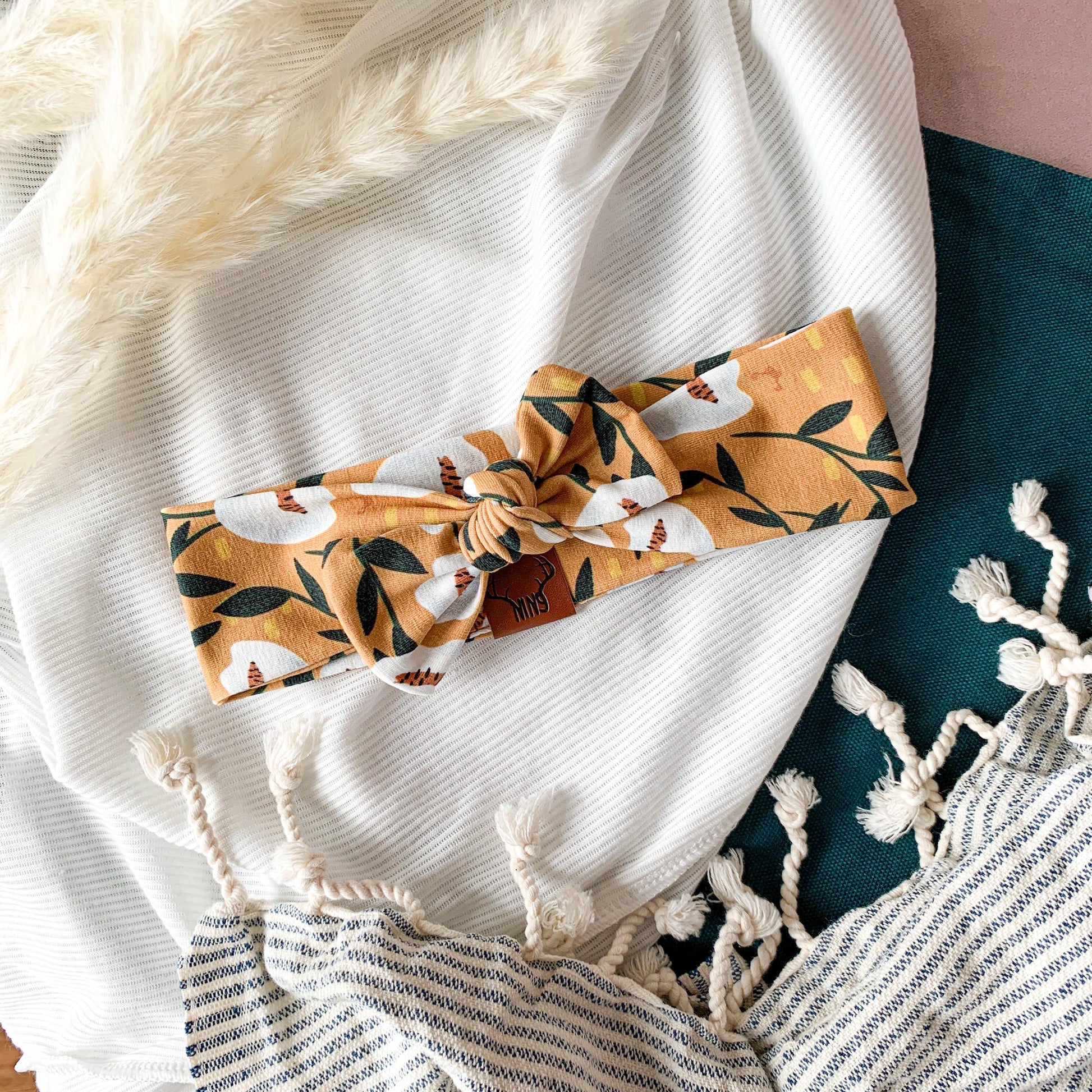 Headband white flower NineClothing headband white flower