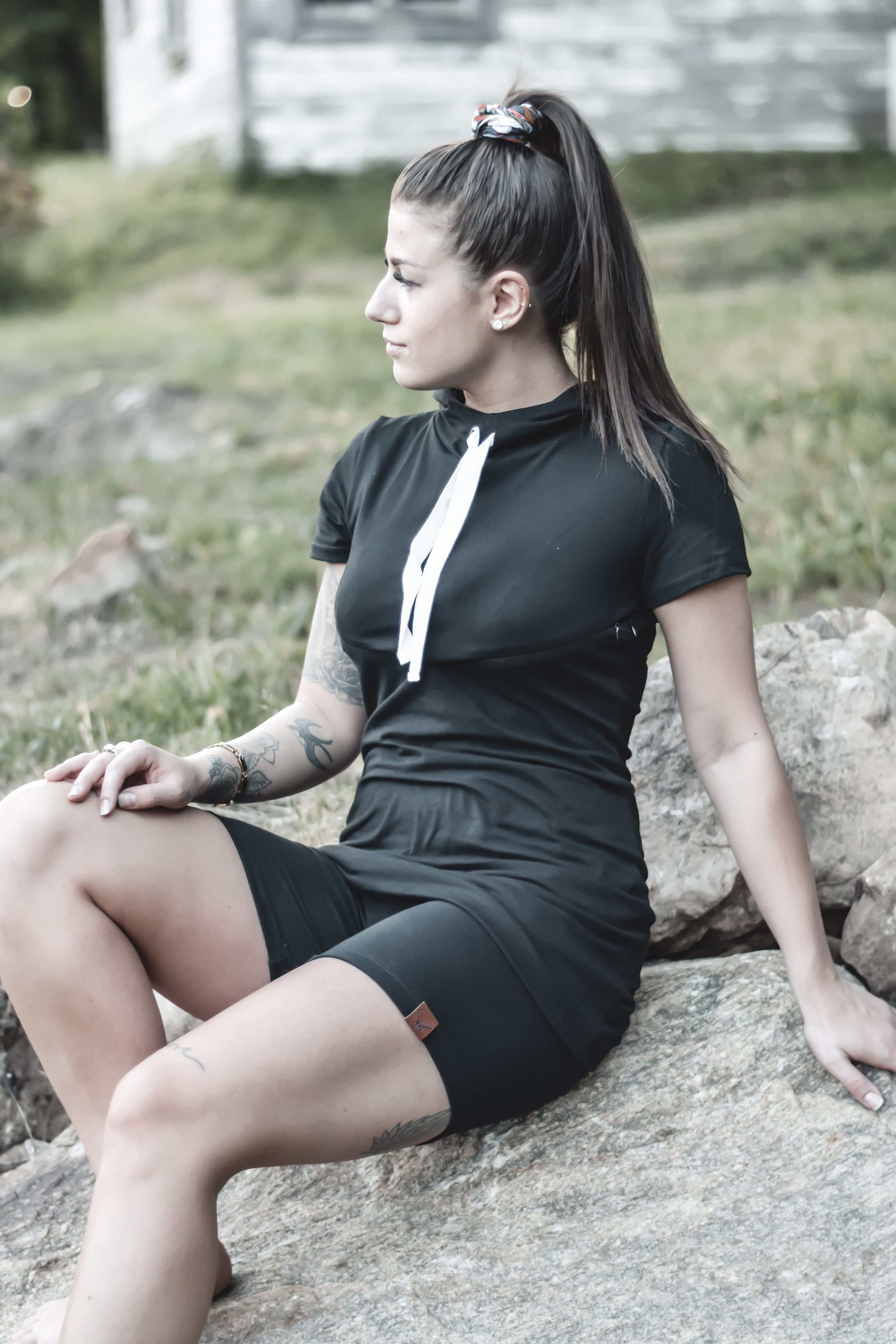 Biker short online femme