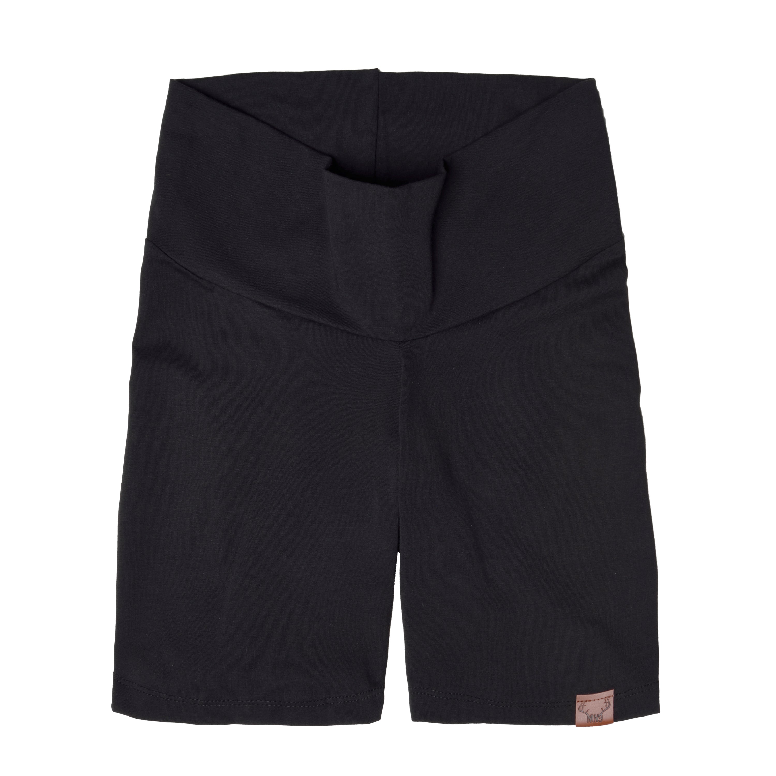 NOIR Bikers short femme maternit coton biologique Nine
