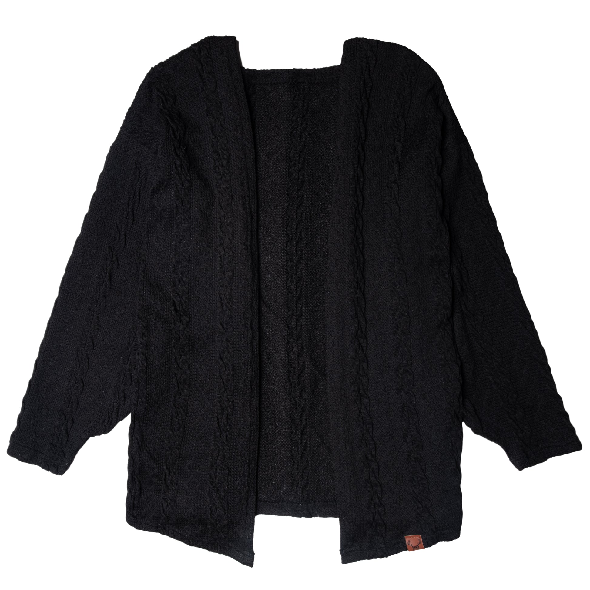 Cardigan en tricot noir pour femme Nine clothing 