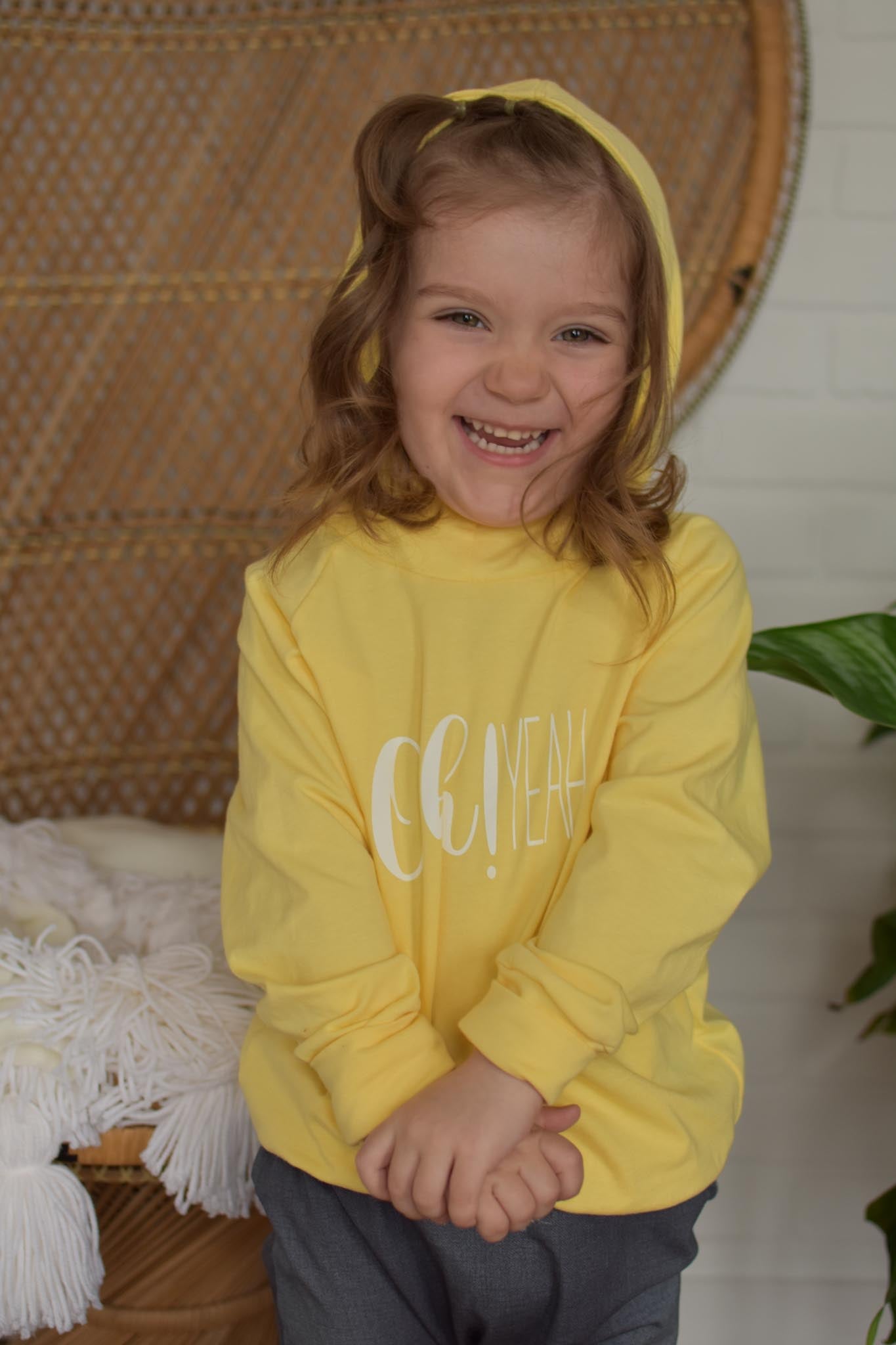 Oh yes yellow hoodie sale