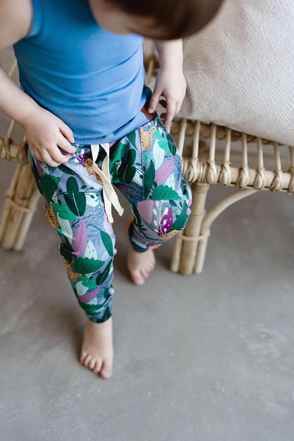 JUNGLE Pantalon harem évolutif (Taille à 12 mois) – Nine