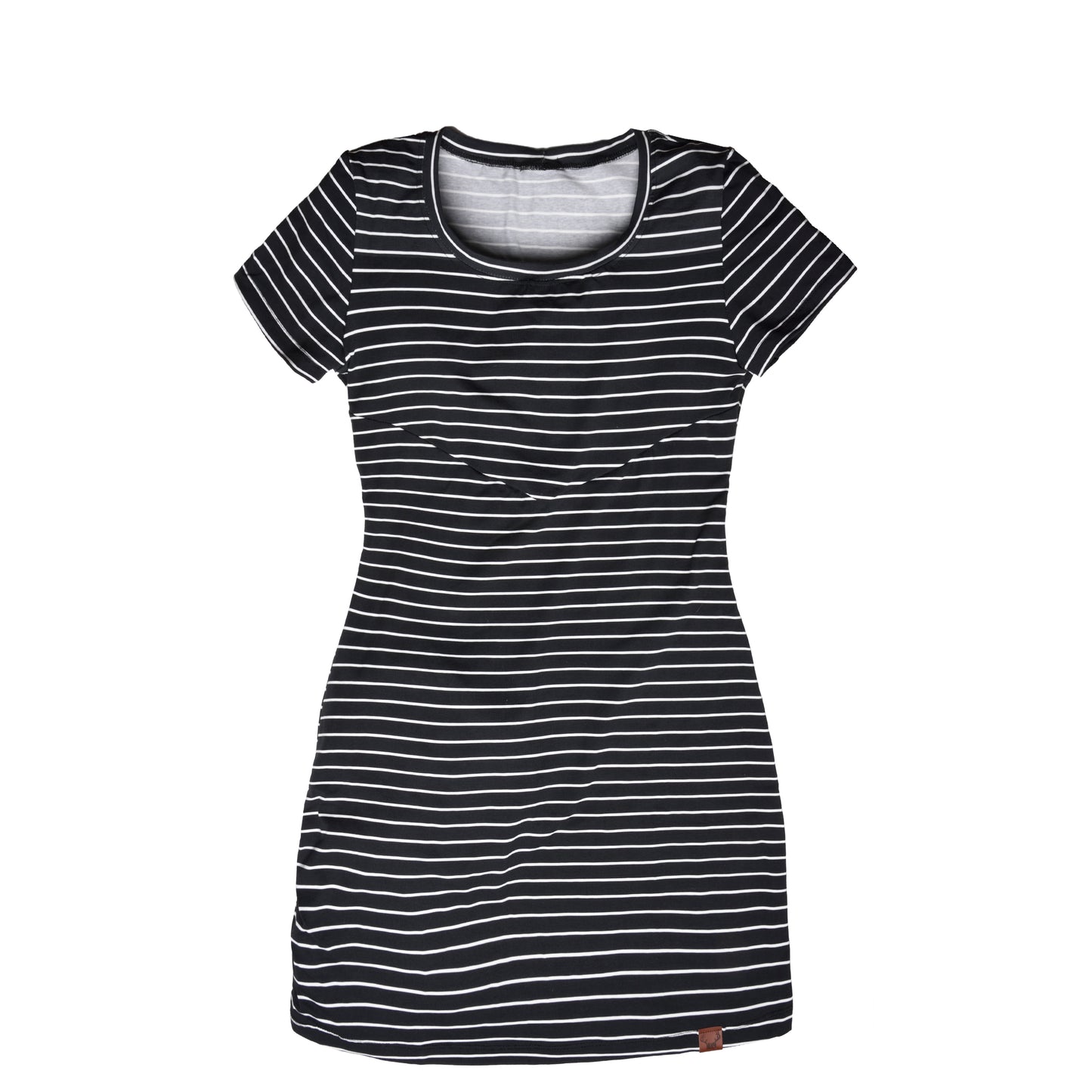 Nine Short black and white striped 3 in 1 maternity, nursing and postpartum  Clothing