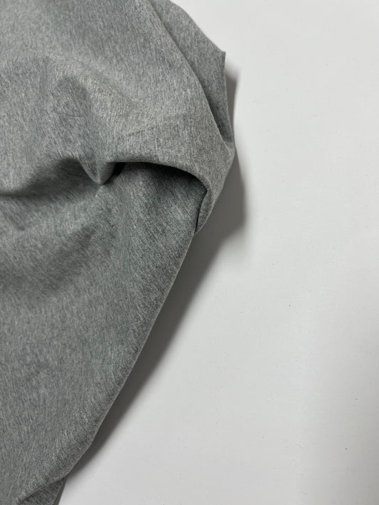 GRIS CHINÉ - tissus jersey coton spandex bio (au mètre)