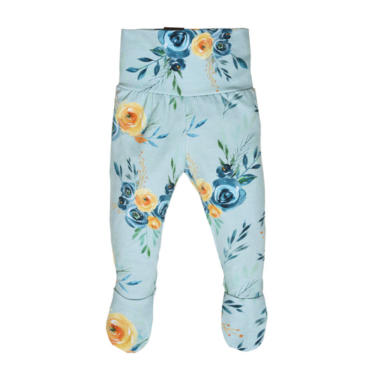 Blue Flower pants with legs