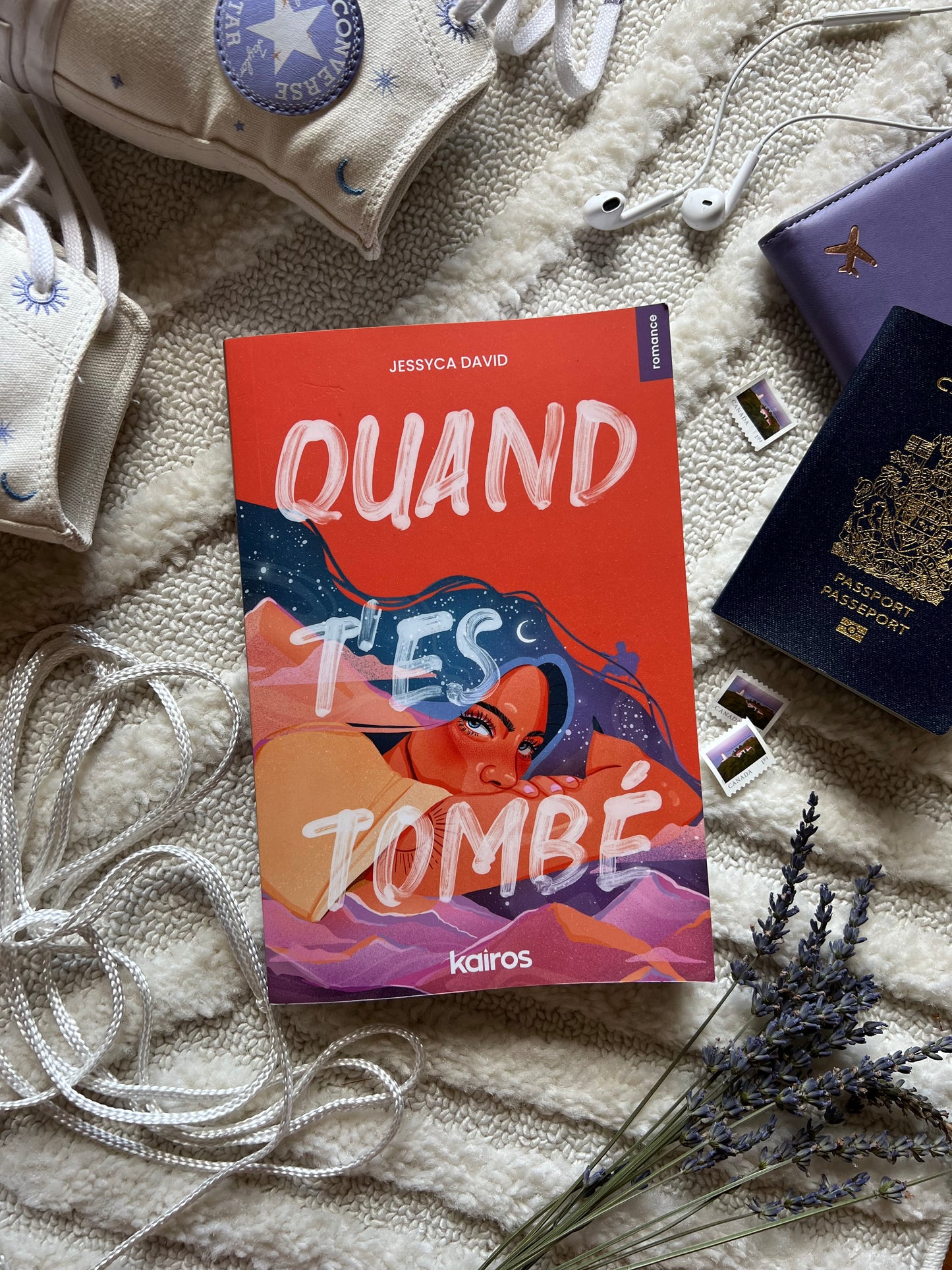 Roman, livre - Quand t'es tombé , Jessyca David (copie signée)