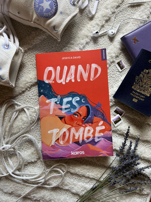 Roman, livre - Quand t'es tombé , Jessyca David (copie signée)