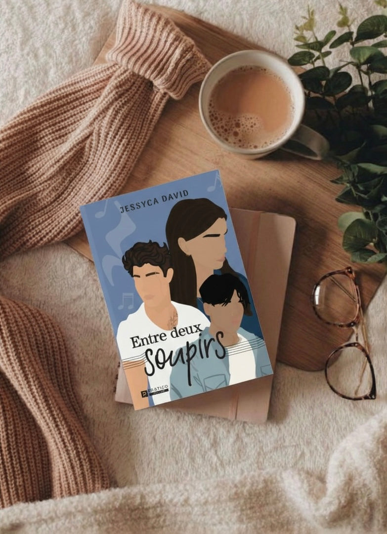 Livre - Entre deux soupirs, Jessyca David (copie signée) - La note brisée tome 2.5