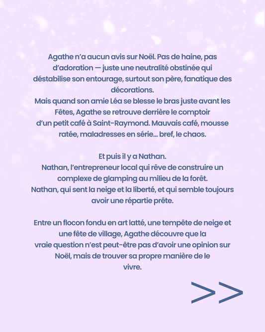 Roman, livre - Il faut toujours avoir une opinion sur Noël, Jessyca David (copie signée)