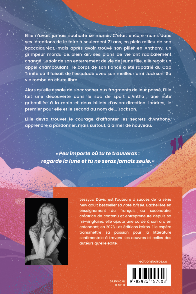 Roman, livre - Quand t'es tombé , Jessyca David (copie signée)