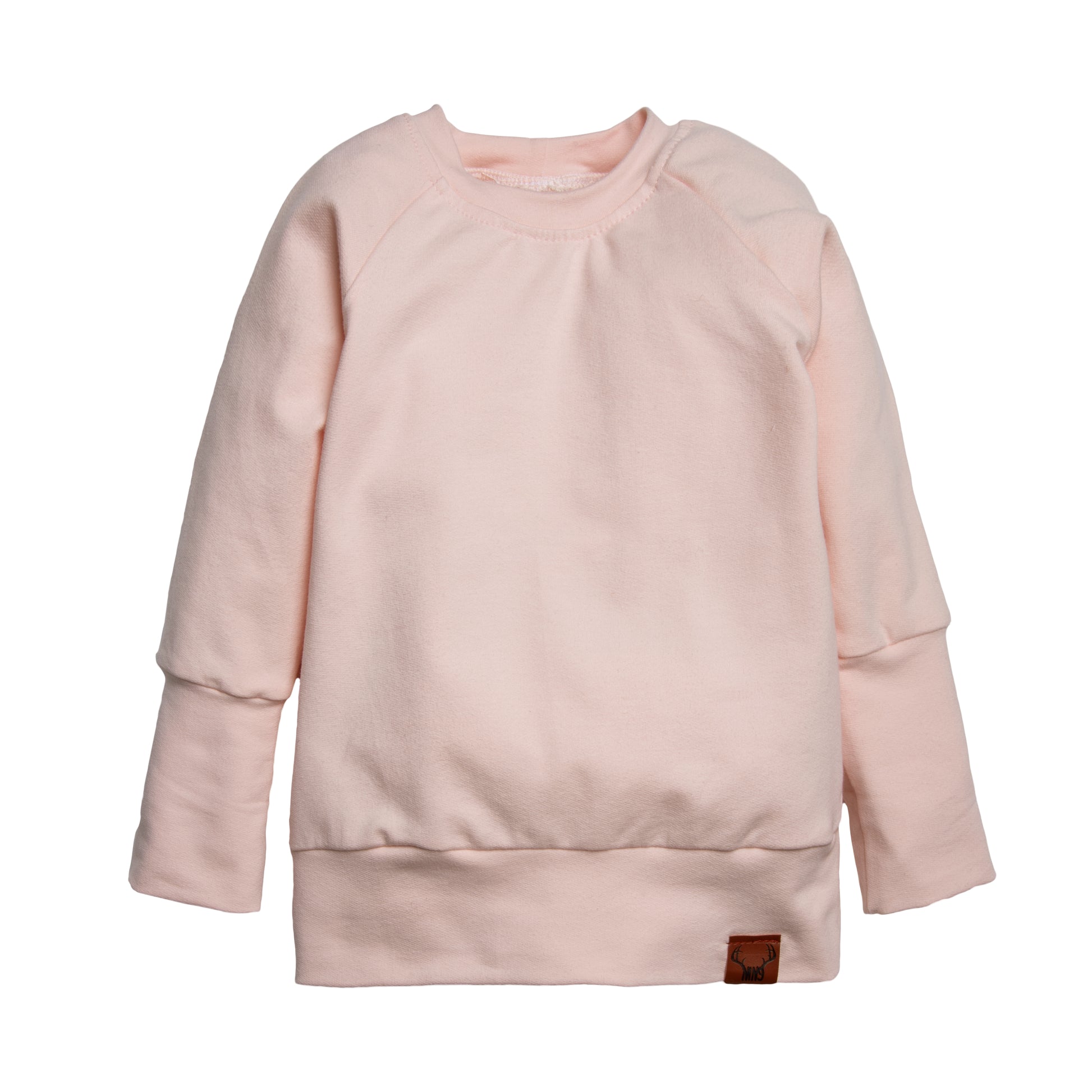 Chandail évolutif rose NineClothing grow with me pink sweater