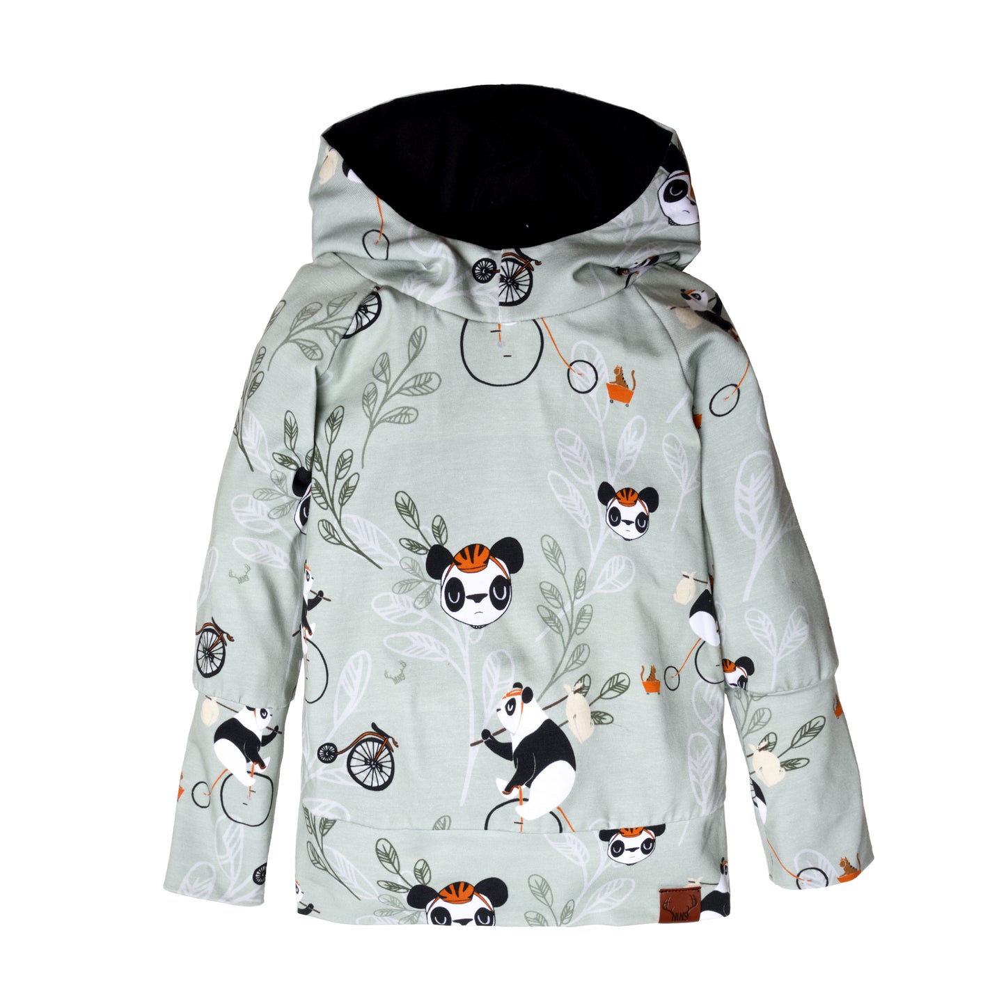 Hoodie évolutif enfant panda Nine Clothing grow with me hoodie kid panda