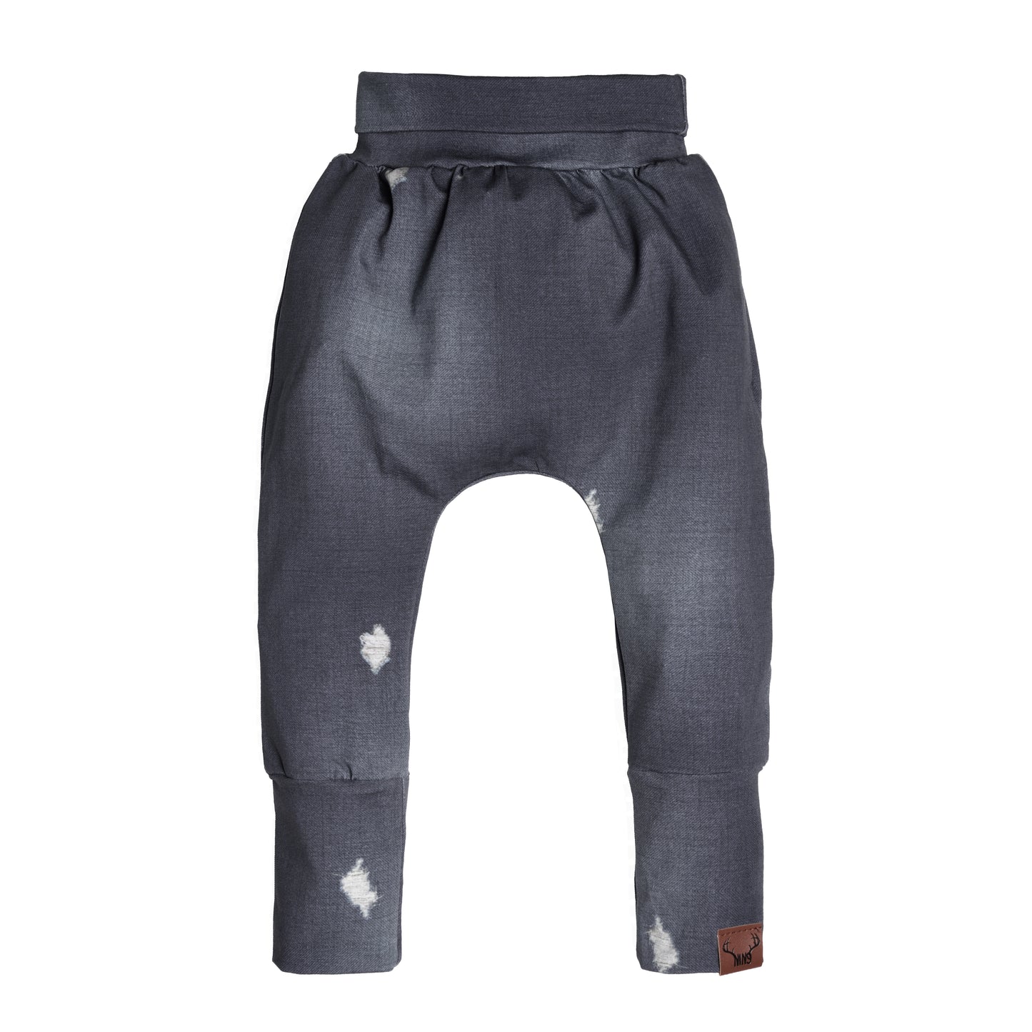 Pantalon évolutif faux jeans gris unisexe- Nine Clothing 