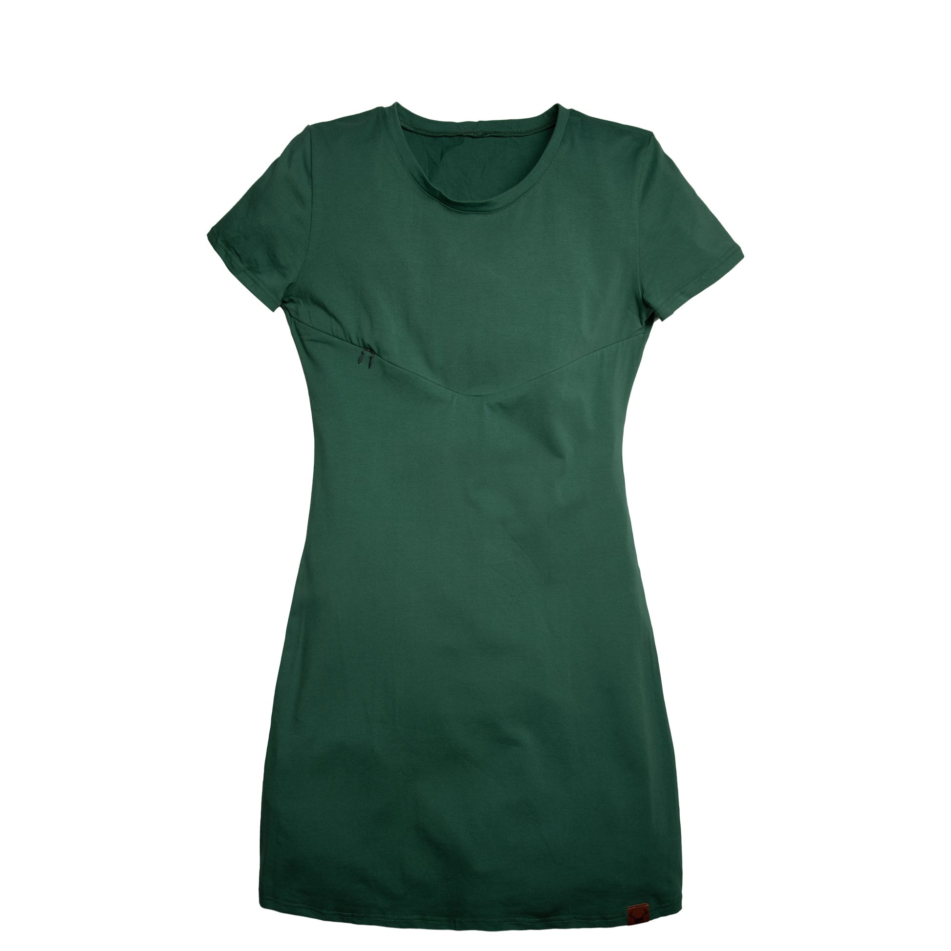 robe vert cactus 3 en 1 maternité, allaitement et postpartum Nine Clothing