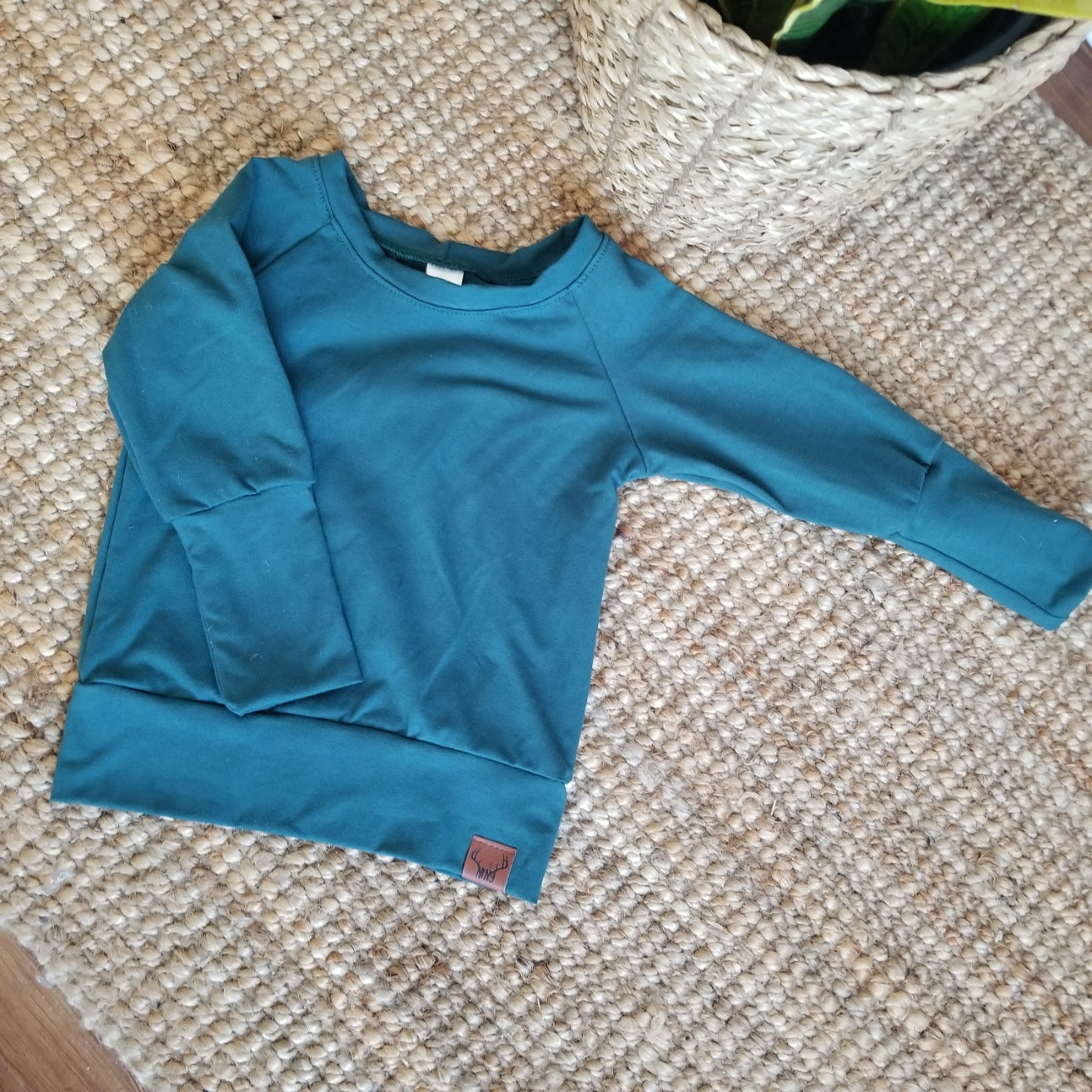 Chandail évolutif turquoise enfant unisexe Nine Clothing 