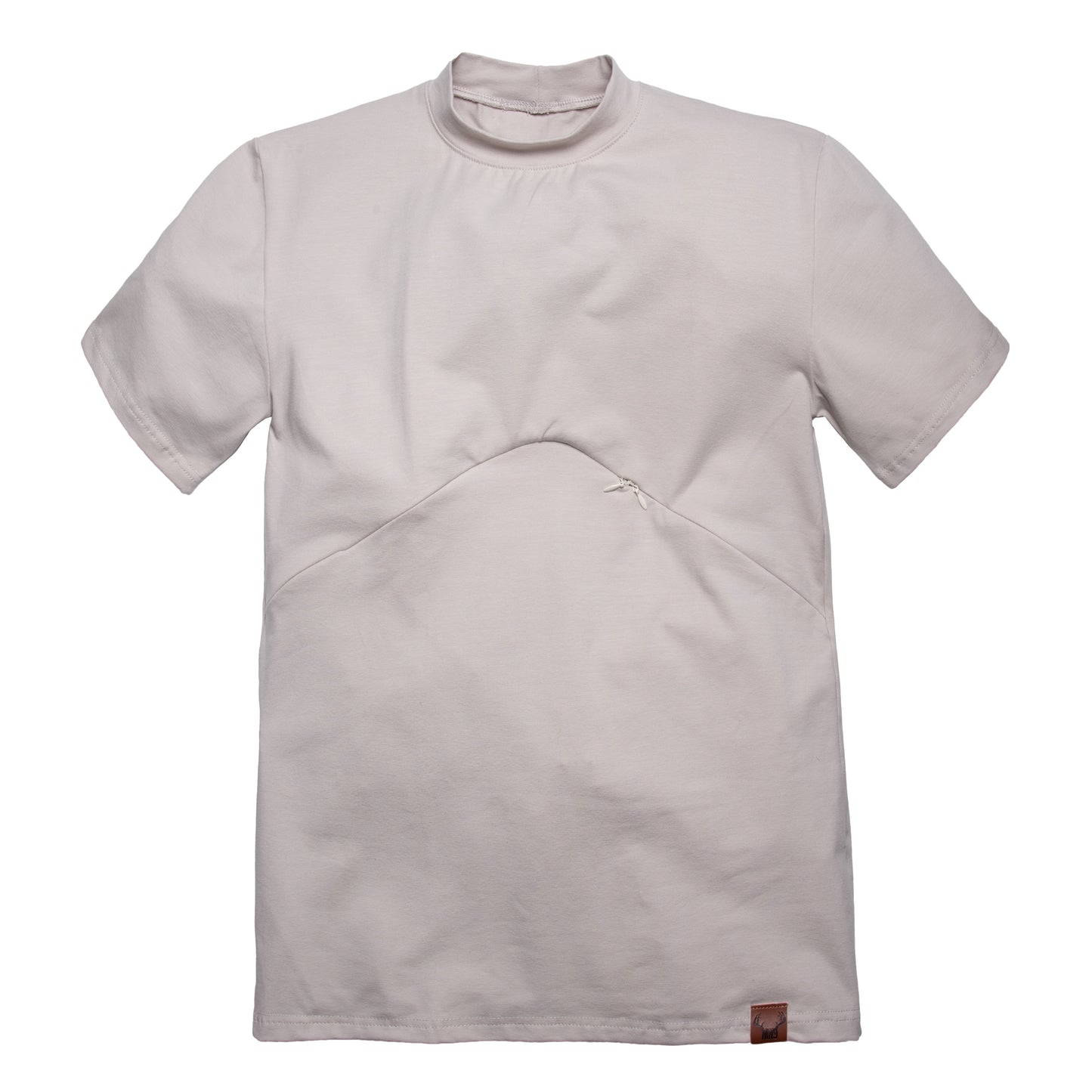 T-shirt sable coupe boyfriend 3 en 1 maternité, allaitement et postpartum Nine Clothing