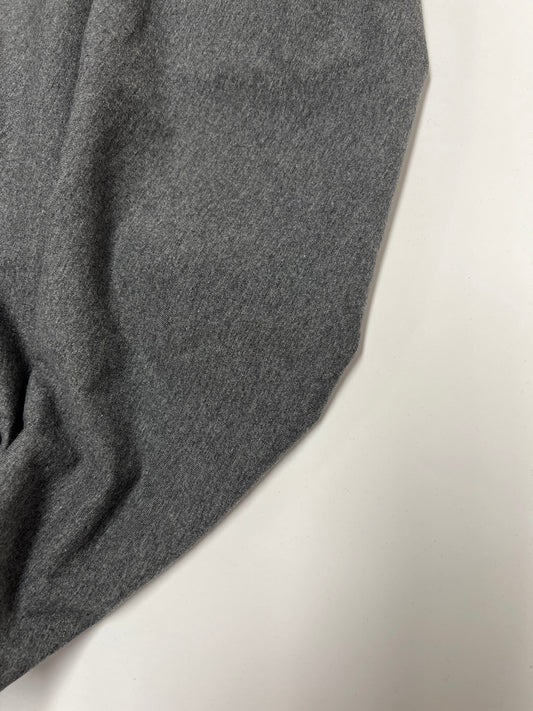 CHARCOAL CHINÉ - tissus jersey coton spandex bio (au mètre)