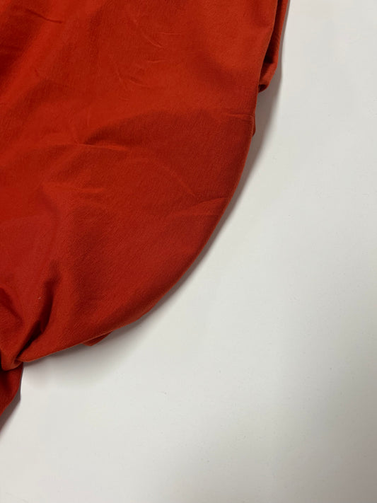 ORANGE BRÛLÉ - tissus jersey coton spandex bio (au mètre)