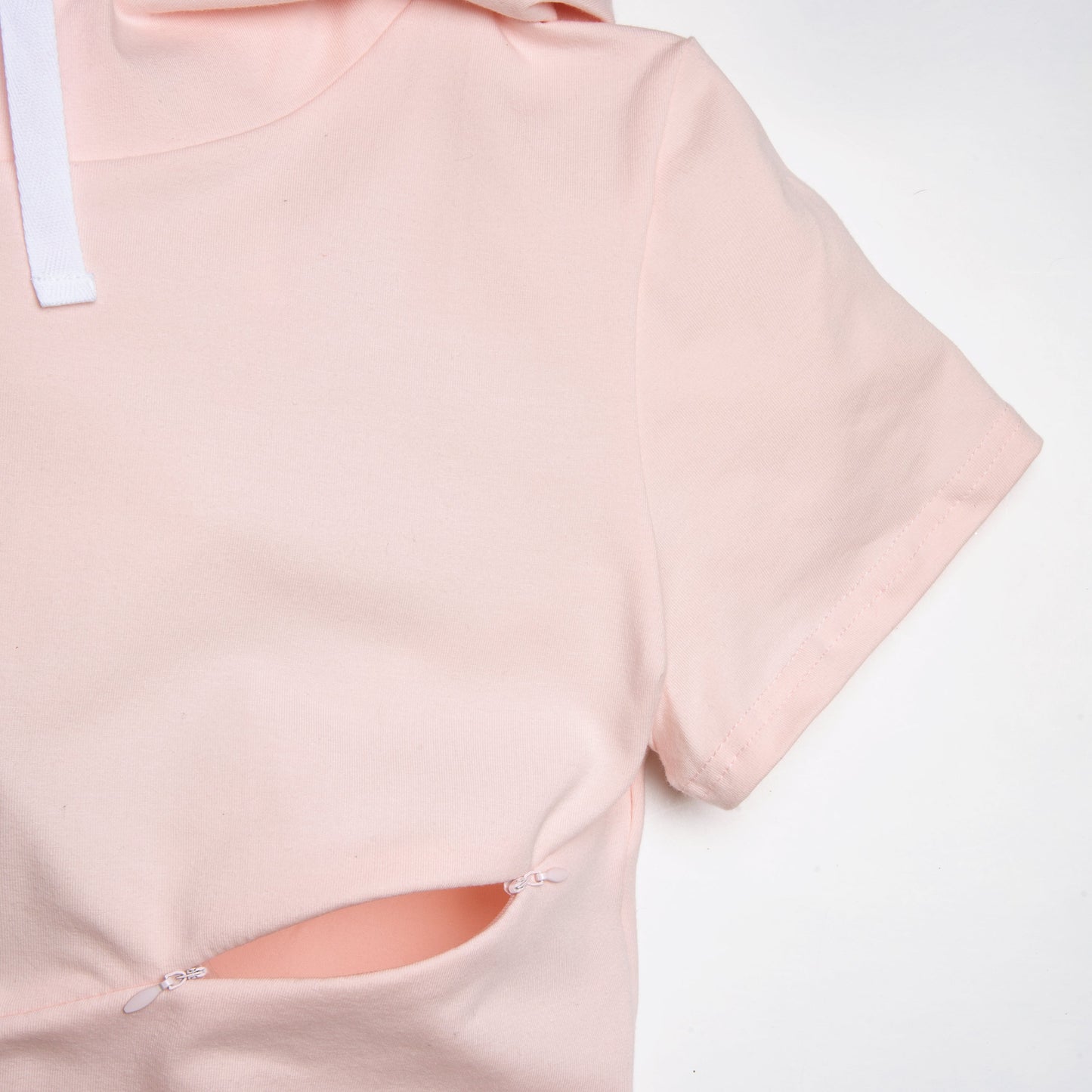 1X - ROSE robe maternité, allaitement, postpartum - Léger défaut ( réf #448 )