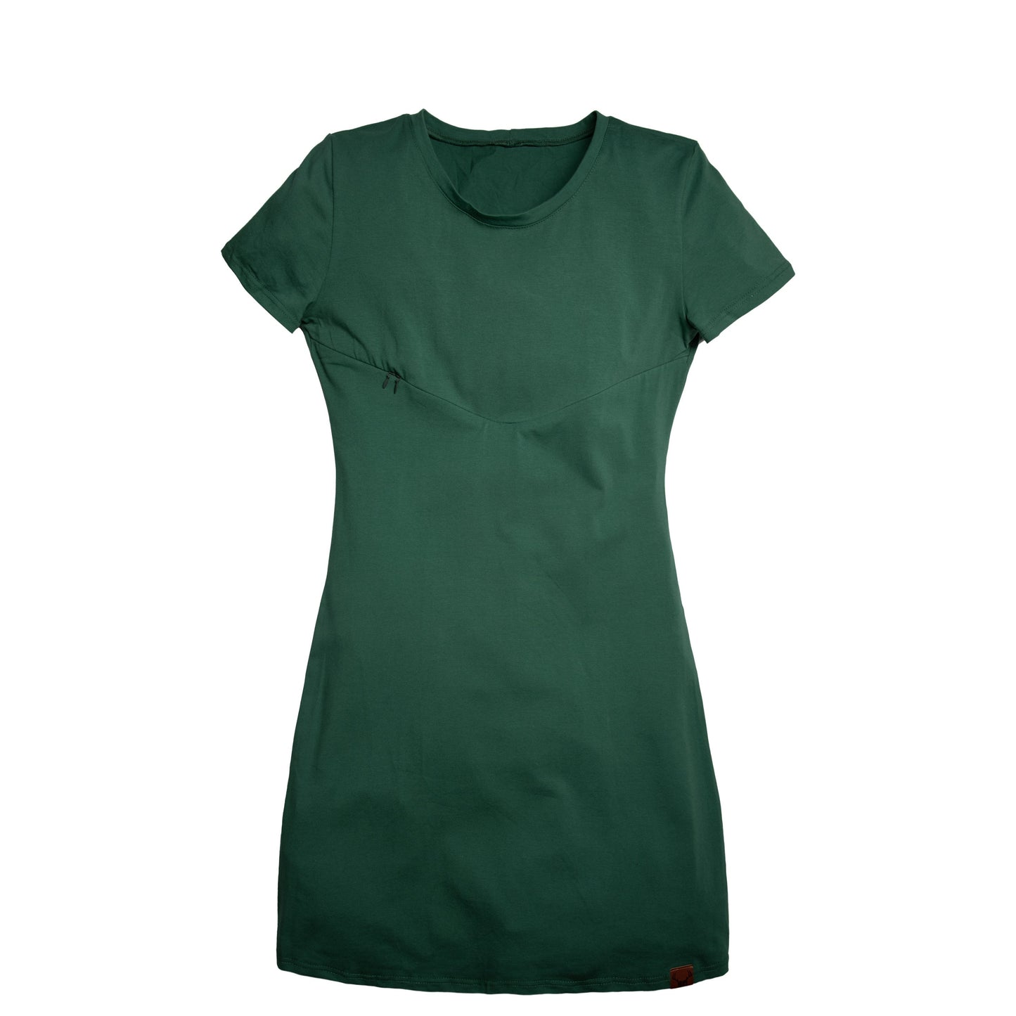 SMALL - VERT CACTUS - robe maternité, allaitement, postpartum sans capuchon - Léger défaut ( réf #440 )